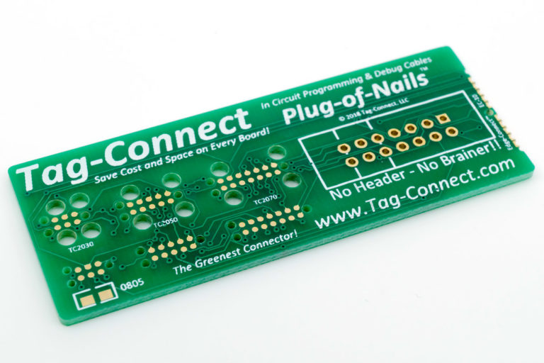 Demo PCB For Small Footprint Edge Connections | Tag-Connect