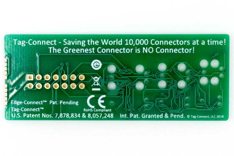 Demo PCB For Small Footprint Programming Connectors | Tag-Connect