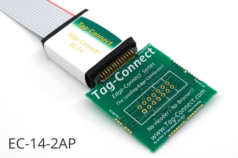 EC14-2AP-IDC-2MM 14-pin Castellated Edge Connector | Tag-Connect