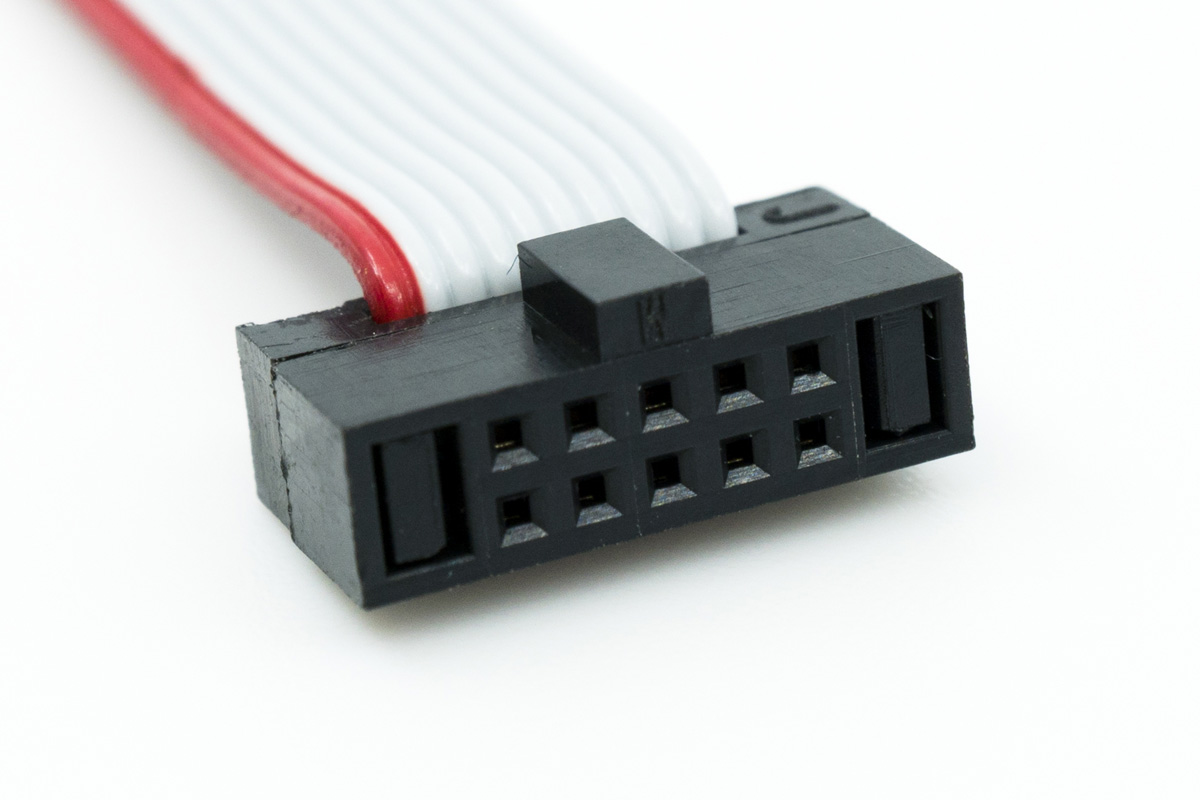 10-Pin No-Legs Plug-of-Nails™ IDC cable - MCU debug